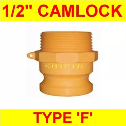 Camlock Nylon Type F 1/2" Cam Lock Irrigation Fitting