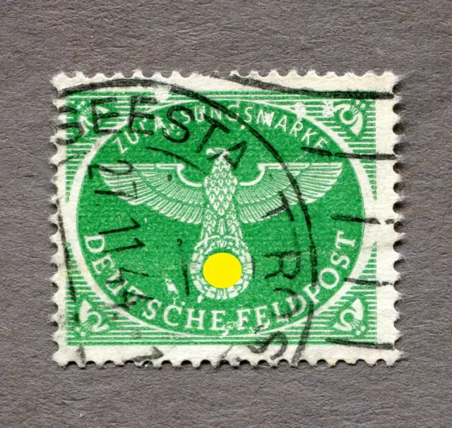 DR field post approval mark No. 4 stamped tested BPP Mi. 260 euros