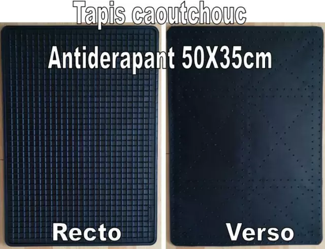 Tapis Caoutchouc Antidérapant Revêtements de Sol Bague Coureur Bulles PVC  H100CM