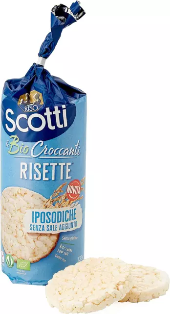 Risette Iposodiche Gallette Di Riso Senza Glutine Bio Senza Sale Aggiunto Alimen