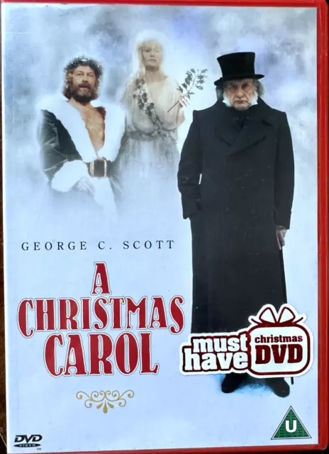 A Christmas Carol DVD 1984 Dickens Scrooge Movie Classic w/ George C. Scott