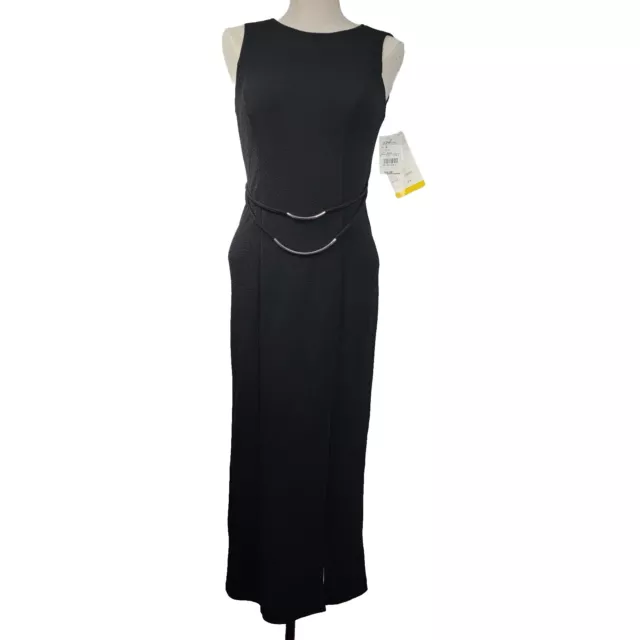 Scarlett Women Black Dress 3/4 Sleeveless Cocktail Formal