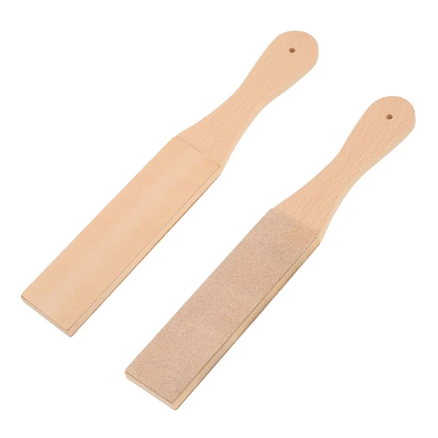 1 pieza Placa de afilado de doble cara pulido cuero herramientas manuales curtido de verduras