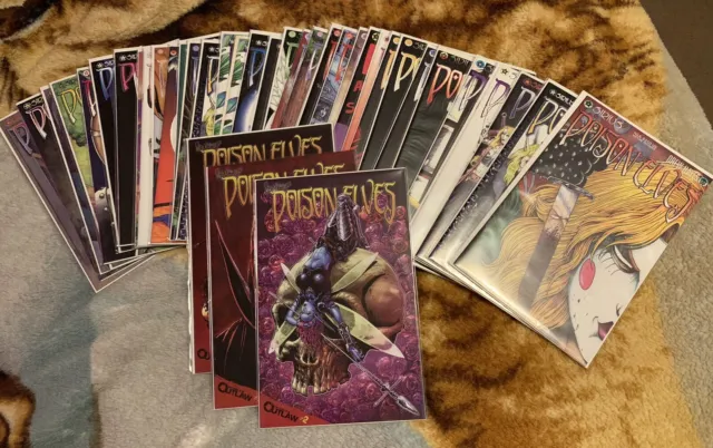 Poison Elves 39 Issue NM/VF Comic lot + late run low print issues Sirius