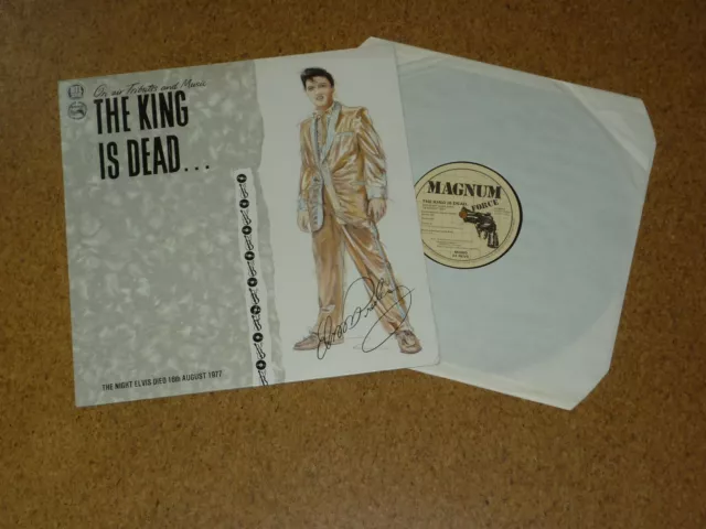 LP Record Elvis Presley The King is dead Tribute Magnum MFLP1015 UK England