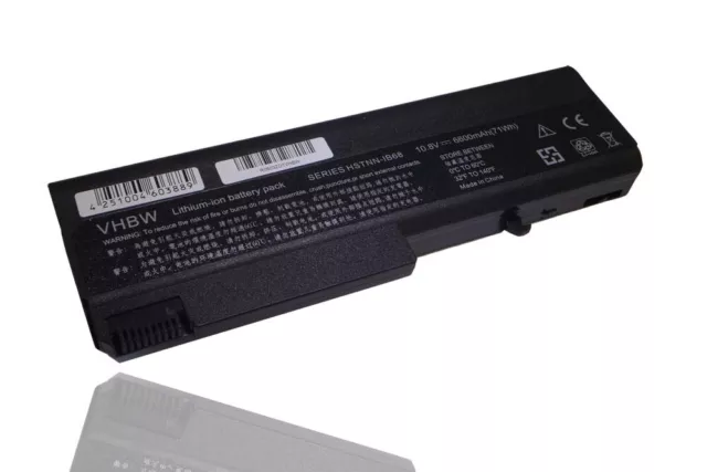 Akku 6600mAh für HP Compaq 6530b 6535b 6730b 6735b