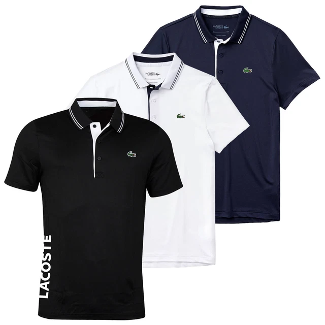 POLO HOMME LACOSTE 2021 DH6843 col nervur crocodile super sec