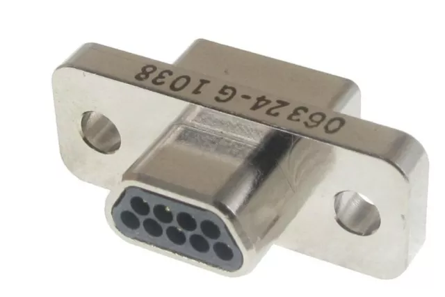 Glenair D-Sub MIL Spec Connectors Micro-D 15P Plug Nickel M83513