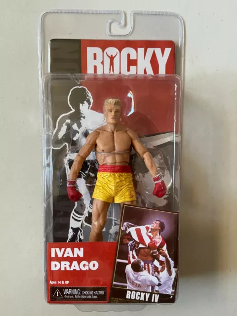 NECA ROCKY IV Ivan Drago : Creed Fight Action Figure Dolph Lundgren ...