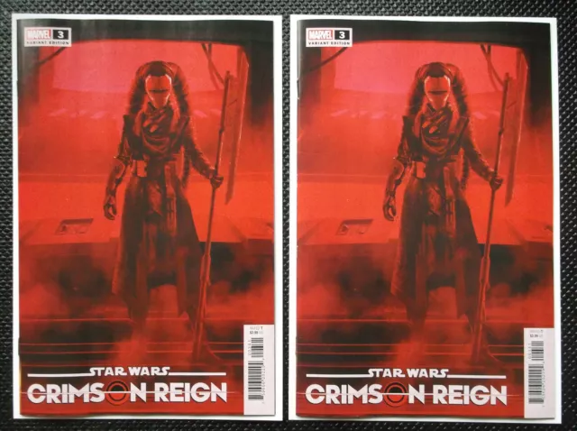 Star Wars Crimson Reign #3 (2022)  Rahzzah Knights of Ren Variant Cover Marvel