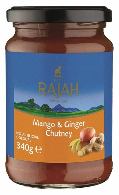 [340 g] Chutney mango e zenzero RAJAH / mango e zenzero chutney