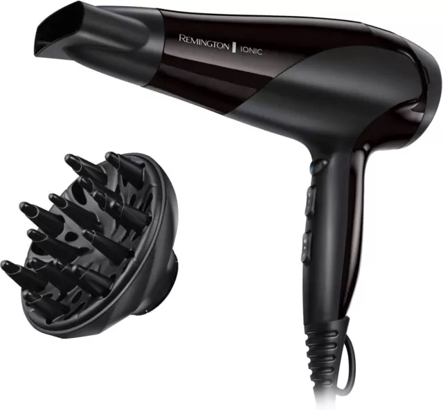 Remington Sèche-cheveux Ionique [Puissant & Léger] Ionic Dry Noir