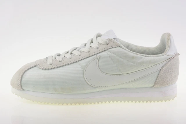 Nike cortez satin deals nylon trainers in ivory
