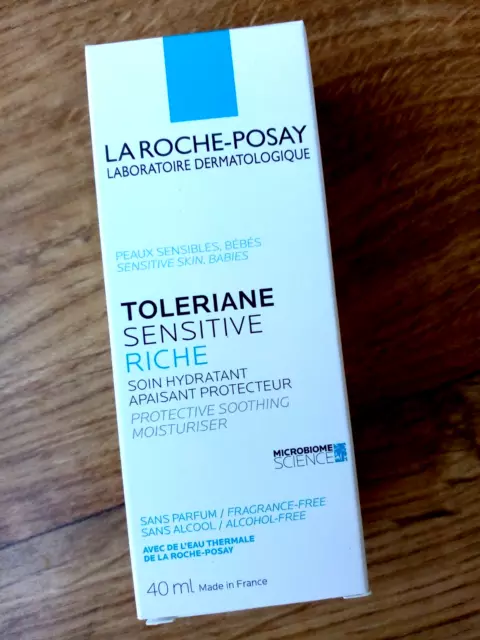 La Roche-Posay ToIériane Sensitive Riche 40ml SOIN HYDRATANT APAISANT PROTECTEUR