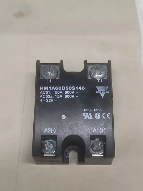 Carlo Gavazzi RM1A60D50S146 Solid State Relay 50 AMP Panel Mount