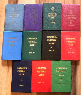 RARE SET OF Liverpool (Rugby)Football Club 1960/70’s Annual Membership ...