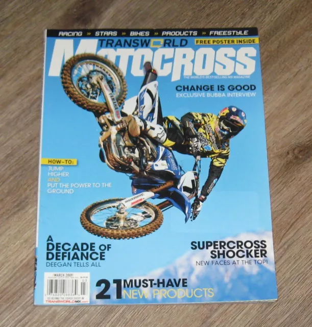 Transworld Motocross magazine March 2009 James Stewart | Brian Deegan