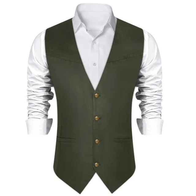Mens Waistcoat Coat Set Dress Suit Paisley Floral Slim Tuxedo Hanky Vest Tie 3XL