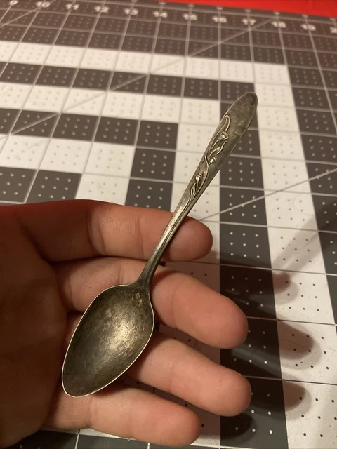 CARLTON SILVER PLATE Spoon Lot Of 9 Vintage Antique 53.44