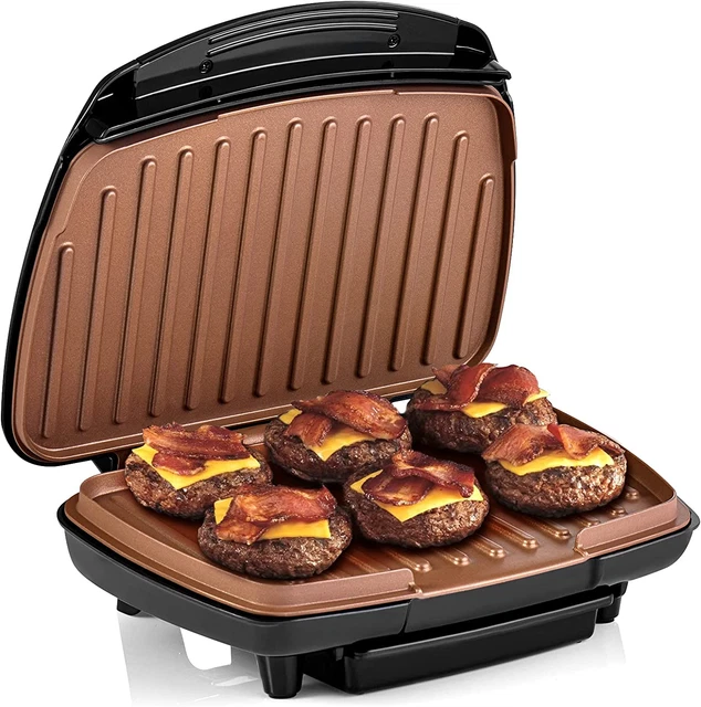 2-Serving Classic Plate Grill Maker and Panini Press, Black, KS-306