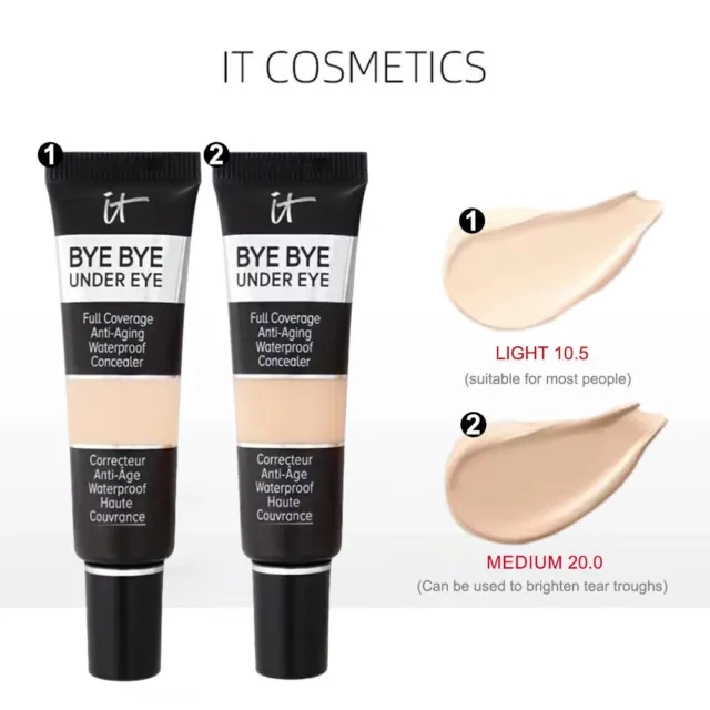 IT Cosmetics Bye Bye Under Eye Full Coverage Waterproof Concealer Anti-Aging