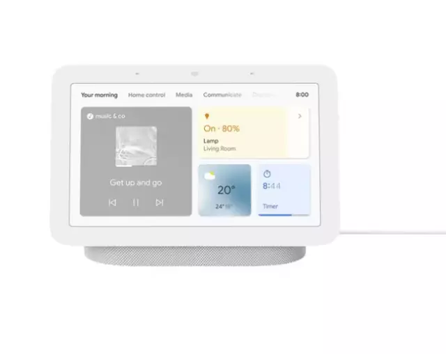 Google Nest Hub 2nd Gen Smart Home Display - Chalk