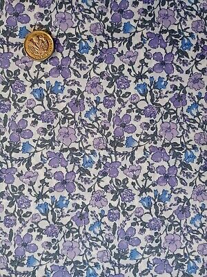 MEADOW - FLORAL Liberty Tana Lawn cotton remnant piece approx 41 x 31 cm