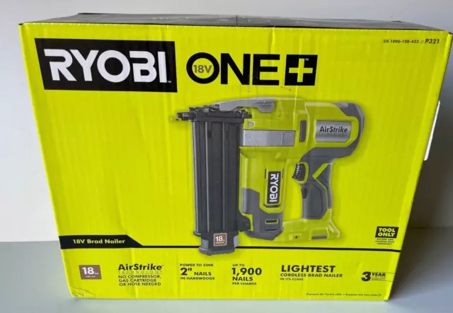 Ryobi battery hotsell brad nailer