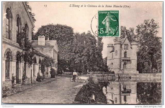 60 - l'etang et le chateau de la reine blanche ---