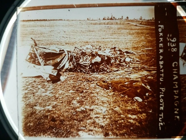 PLAQUE DE VERRE Avion d' Henri Farman ? / pionnier de l'aviation n°2 EUR 25,00 - FR