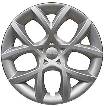 FARAD Copricerchi auto universali FARAD coppa borchia ruota nero inserti celeste 14" 