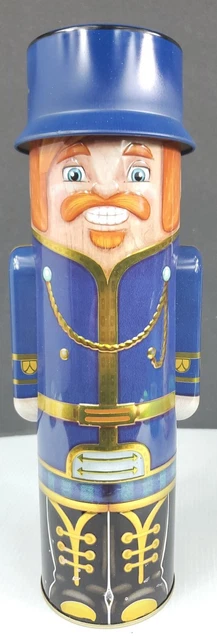 Harry's of London Policeman or Soldier Guard Nutcracker Tin EMPTY 12.5 in Box 62