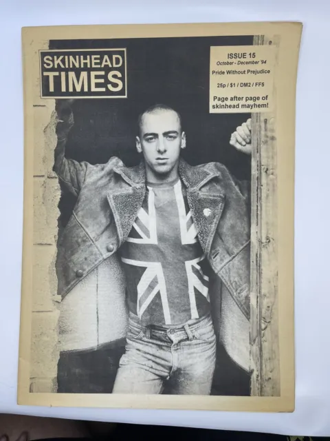 Skinhead Times newspaper 15 Oct - Dec 1994 UK Oi! Punk Ska George Marshall