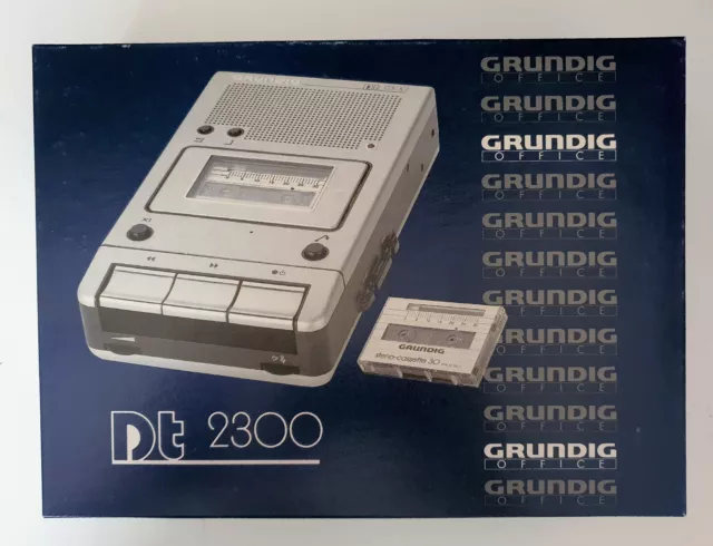 Grundig Stenorette DT2300 WIEDERGABEGERÄT analog Diktiergerät Tischgerät