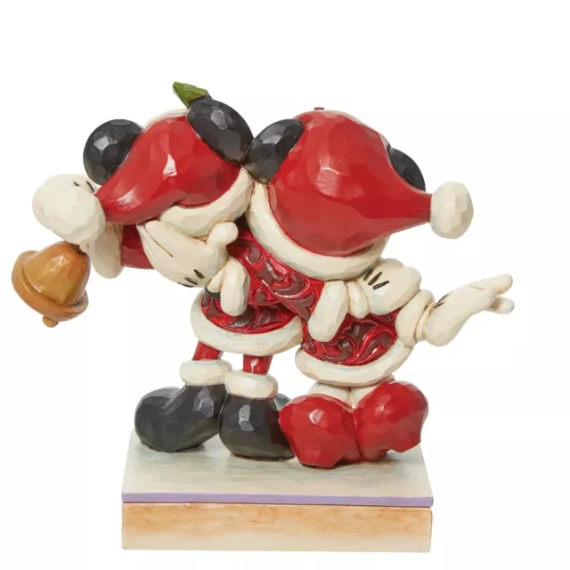 Jim Shore Disney MICKEY & MINNIE SANTAS FIGURINE-JINGLE BELL 6013058 NEW 2023 2