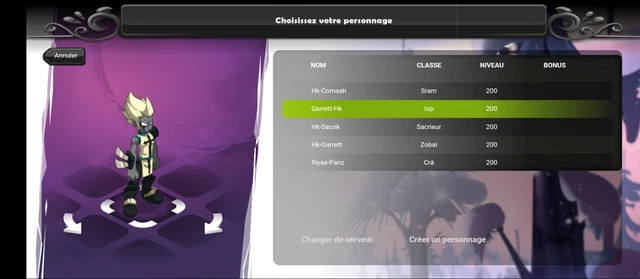 Compte Dofus Touch Niveau 200 – Terra Cogita Nini – MMORPG – Plateforme Android Et Apple II