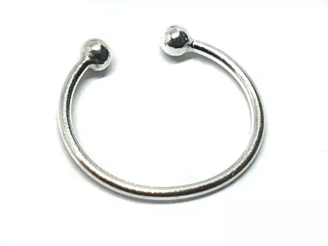 Anello da naso finto con clip su anello da 10 mm sottile in argento...