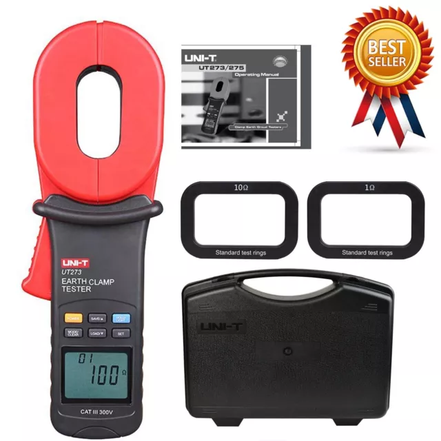 UNI-T UT273 Misuratore morsetto resistenza al suolo auto gamma 0,01~1000Ω  IK