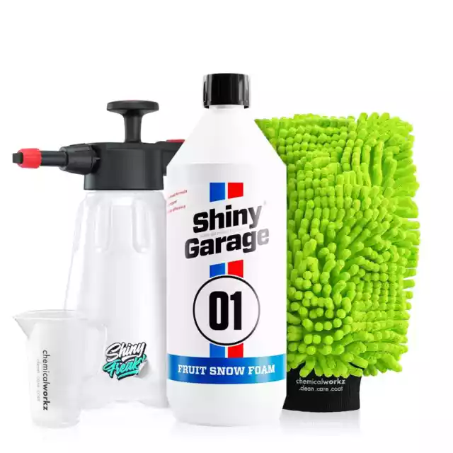 Shiny Garage Fruit Snow Foam (1L) Auto Schampoo Set inkl. Schaumsprüher