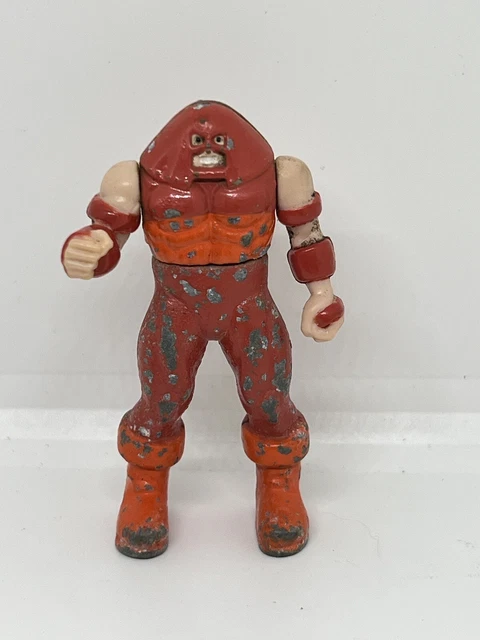 Vintage X-Men Juggernaut Action Figure Toy Biz Marvel 1994 Metal 2.5" inches