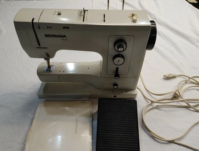 BERNINA 830 RECORD Sewing Machine Power Cord, Foot Pedal and Guide EUR