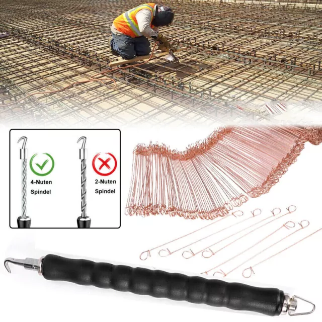 Drillkurbel Rödeldraht Zaun Driller Drillgerät Drillapparat Draht Drillwerkzeug