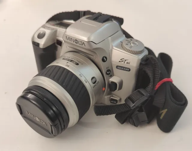 Minolta STsi Maxxum 35MM Film Camera W 28-80MM Lens *GOOD/TESTED*