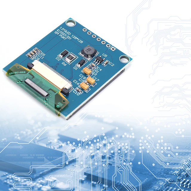 Display OLED 1,5 Pollici - 128x128 Pixel, I2C/SPI, Per Arduino - Foto 9