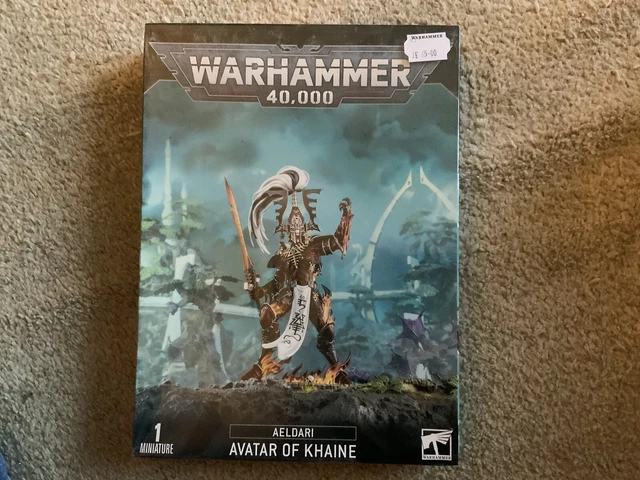 Figurine à Peindre Figurine Warhammer 40k - The Avatar Of Khaine (Aeldari/Eldar) Citadel Finecast, Neuf