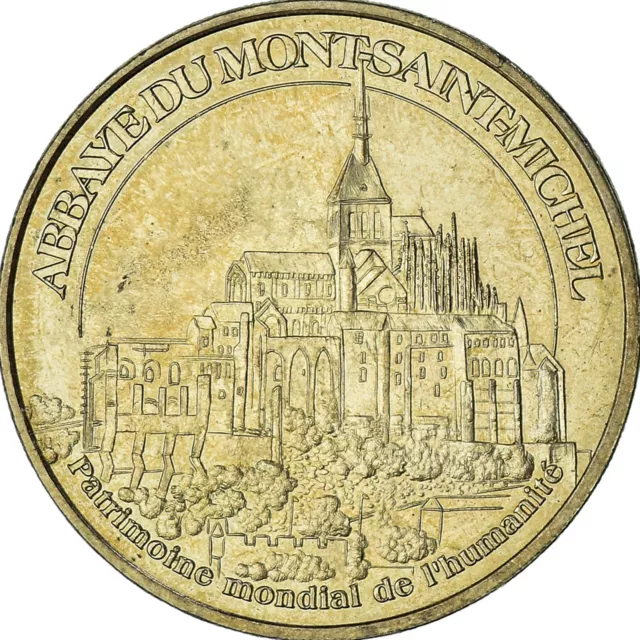 [#1023993] France, Token, Touristic token, 50/ Abbaye du Mont-Saint-Michel, 2007