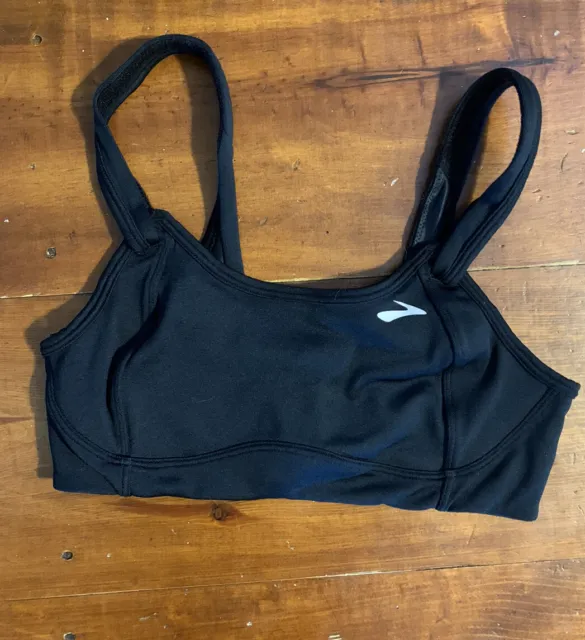 DANSKIN NOW WOMENS Black Seamless Wire Free Sports Medium Impact Bra XL  $7.99 - PicClick