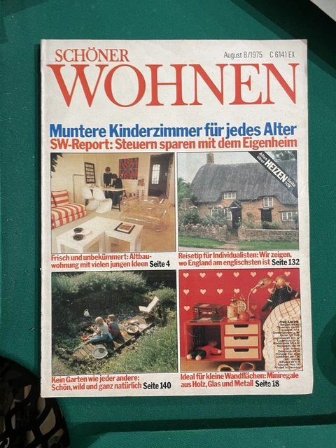 SCHÖNER WOHNEN Heft August 1975