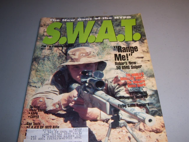 Swat Survival Weapons And Tactics Magazine May 1994 12 05 Picclick Uk