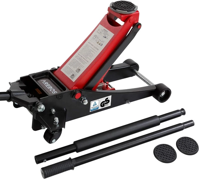 Cric Idraulico Carrello Capacità di sollevamento: 3000 kg 75-505mm doppio piston